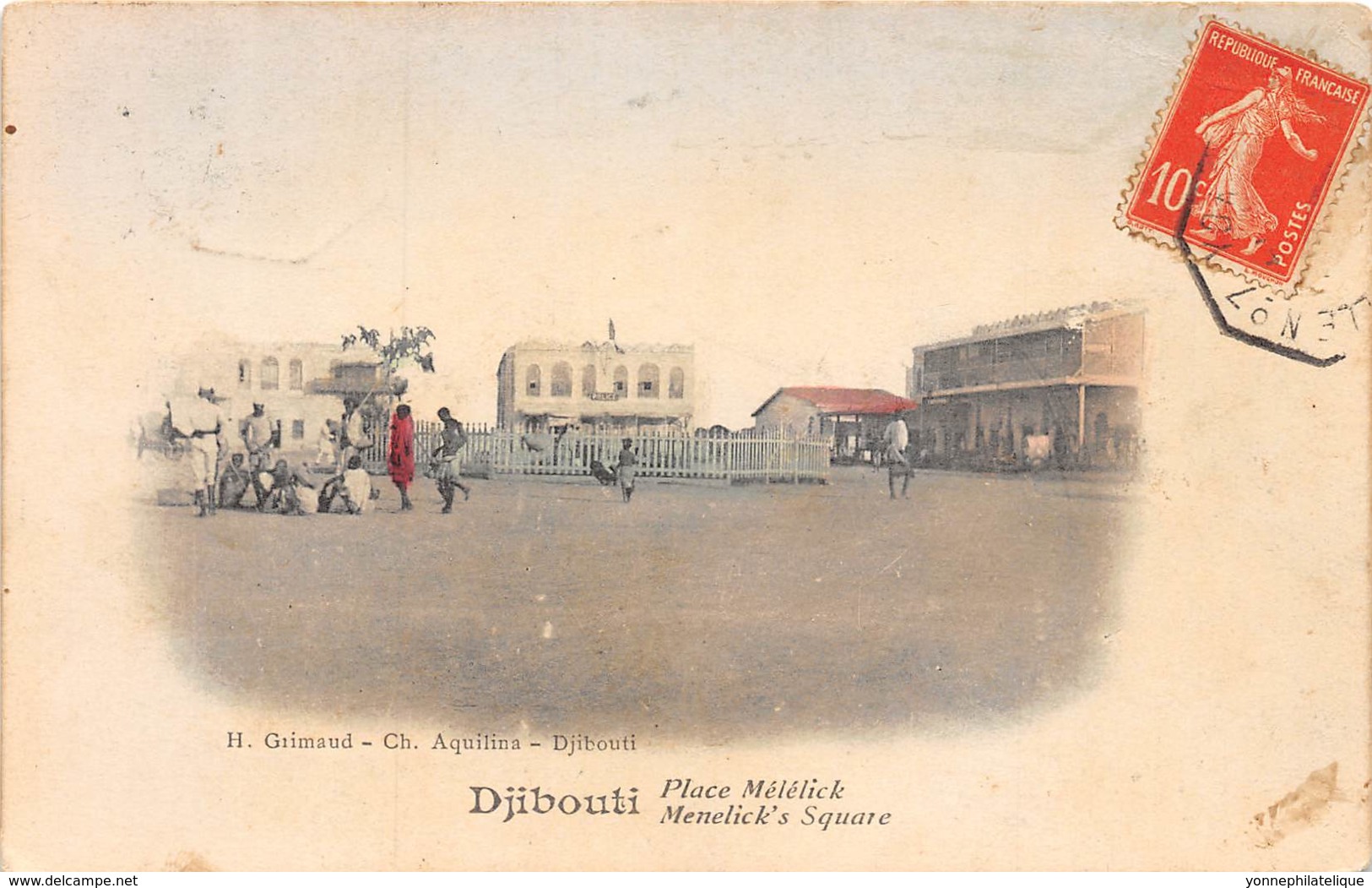 Djibouti / Topo - 74 - Place Mélélick - Djibouti