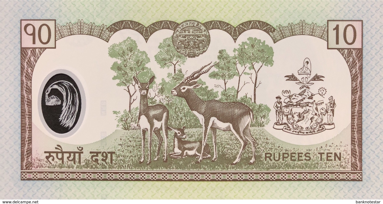 Nepal 10 Rupees, P-54 (2005) - UNC - Nepal