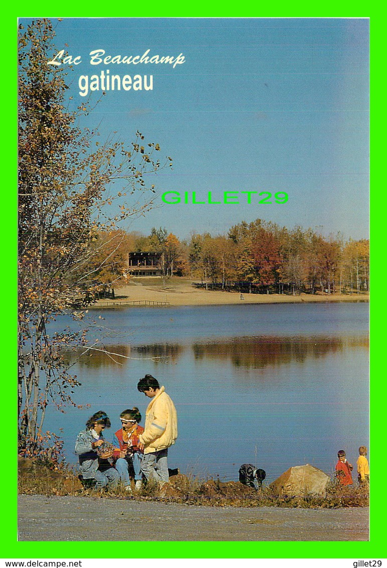 GATINEAU, QUÉBEC - LAC BEAUCHAMP - ANIMÉE - G. PILON, M. PHOTOG, - - Autres & Non Classés