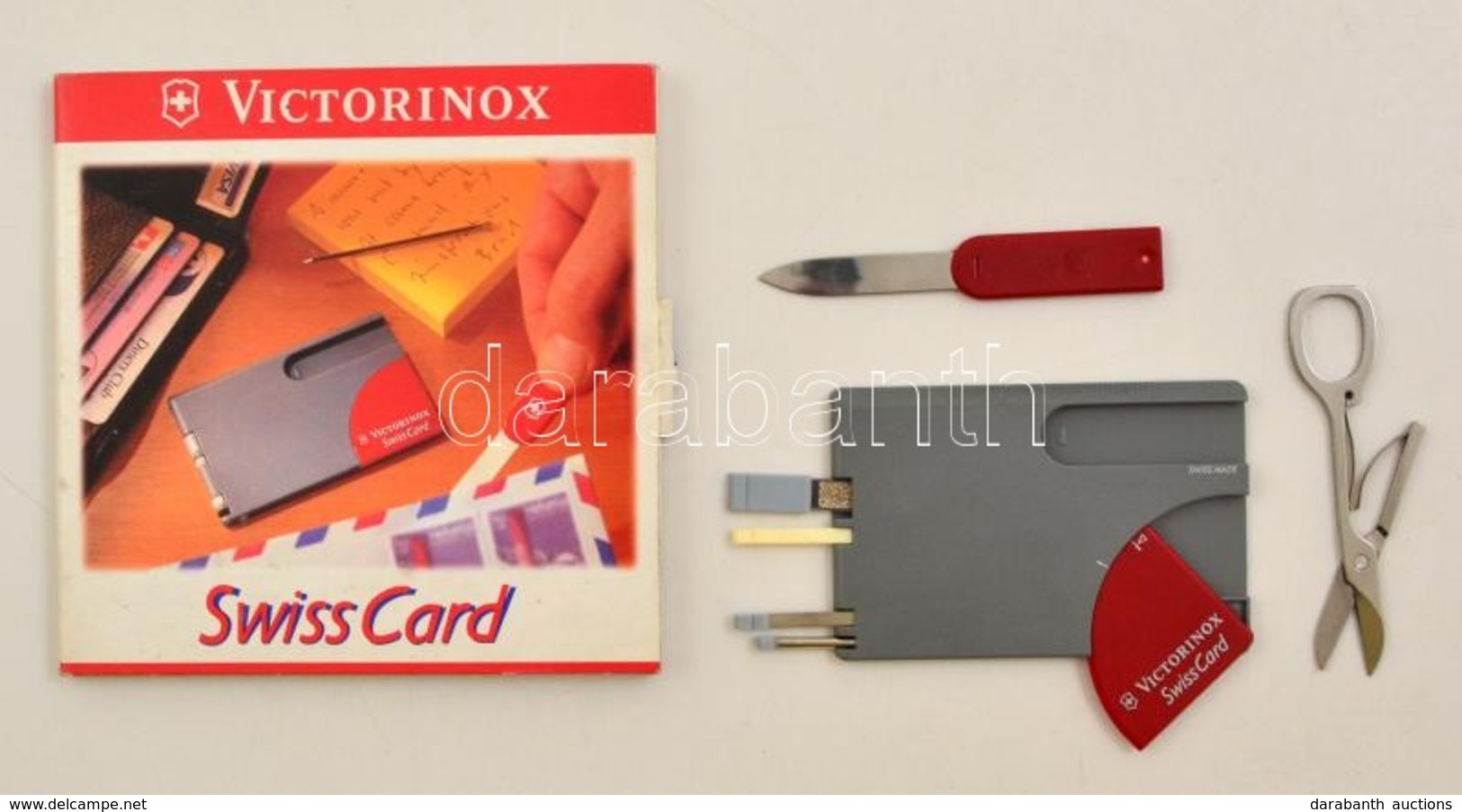 Victorinox Swiss Card 10 Funkciós Kártya Formájú Szerszámkészlet, Eredeti Dobozában, 5,5×8 Cm - Other & Unclassified