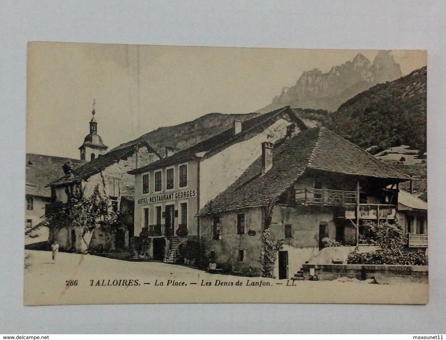 74 - Haute Savoie - Talloires - La Place - Les Dents De Lanfon ... Lot4 . - Talloires