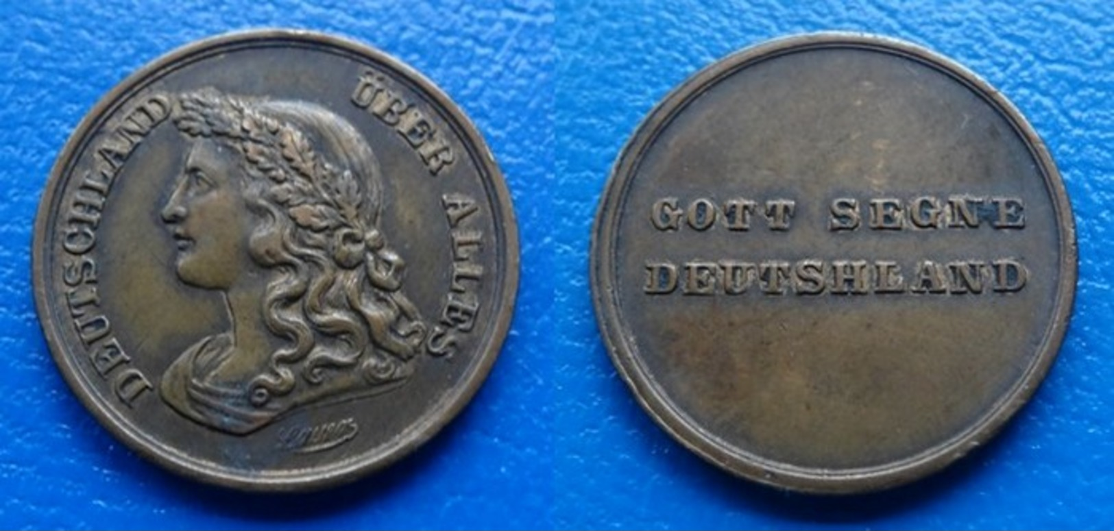 TOKEN - DEUTSCHLAND ÜBER ALLES - GOTT SEGNE DEUTSCHLAND - SELTEN - Other & Unclassified