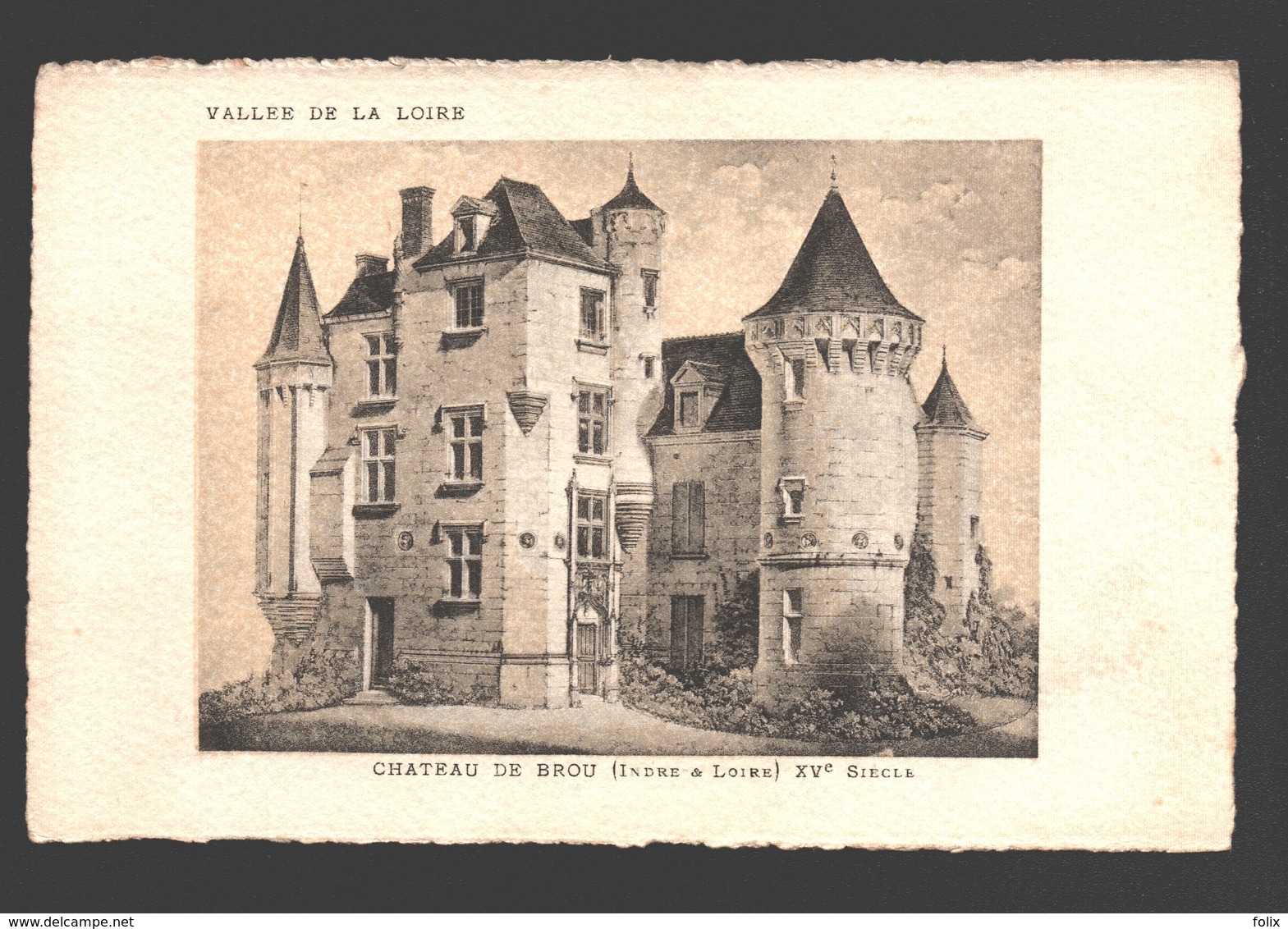 Château De Brou - XVe Siècle - Lithographie - Andere & Zonder Classificatie