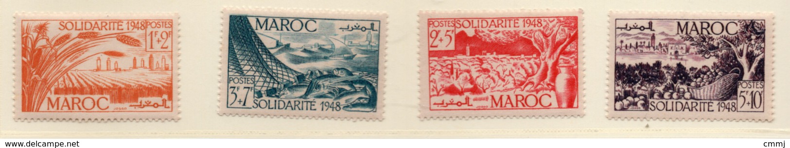 1949 - MAROCCO - MAROC - Yv:  Nr. 271/274 - NH - (UP121.15) - Nuovi