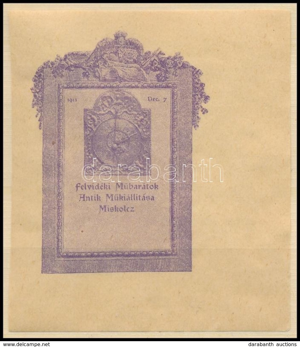 1913 Felvidéki Műbarátok Kiállítási Levélzáró - Ohne Zuordnung