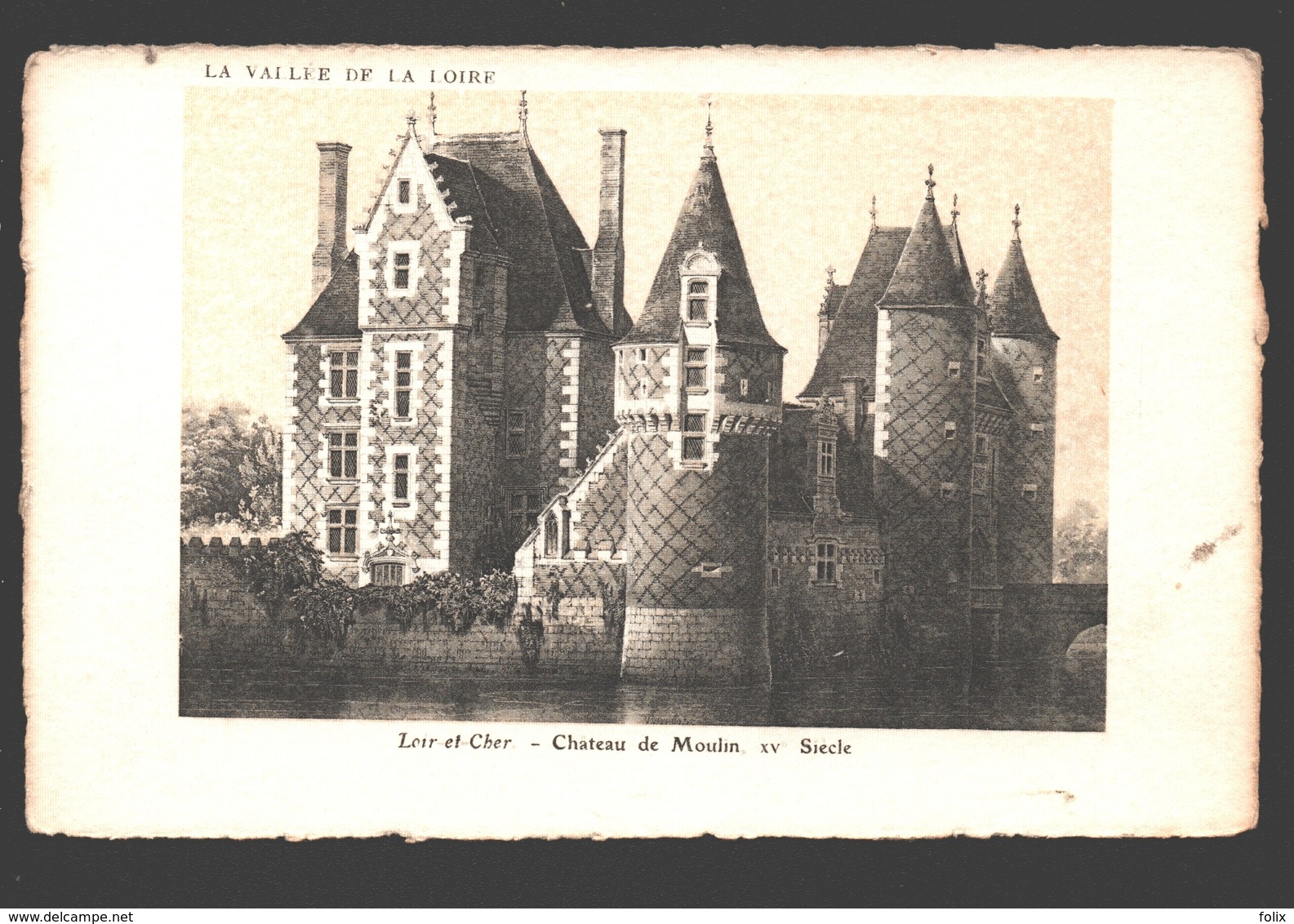 Château De Moulin - XVe Siècle - Lithographie - Autres & Non Classés