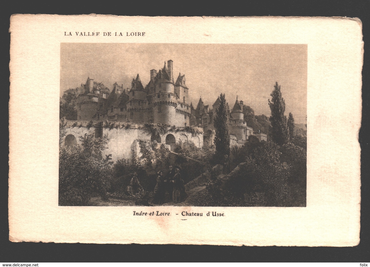 Château D'Ussé - Lithographie - Andere & Zonder Classificatie