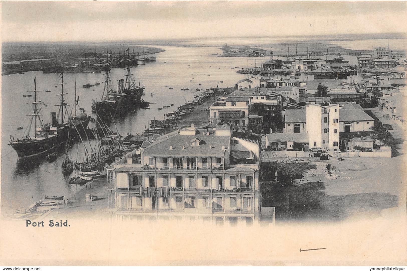 Egypte / Topo - Belle Oblitération - 66 - Port Said - Vue Générale - Autres & Non Classés