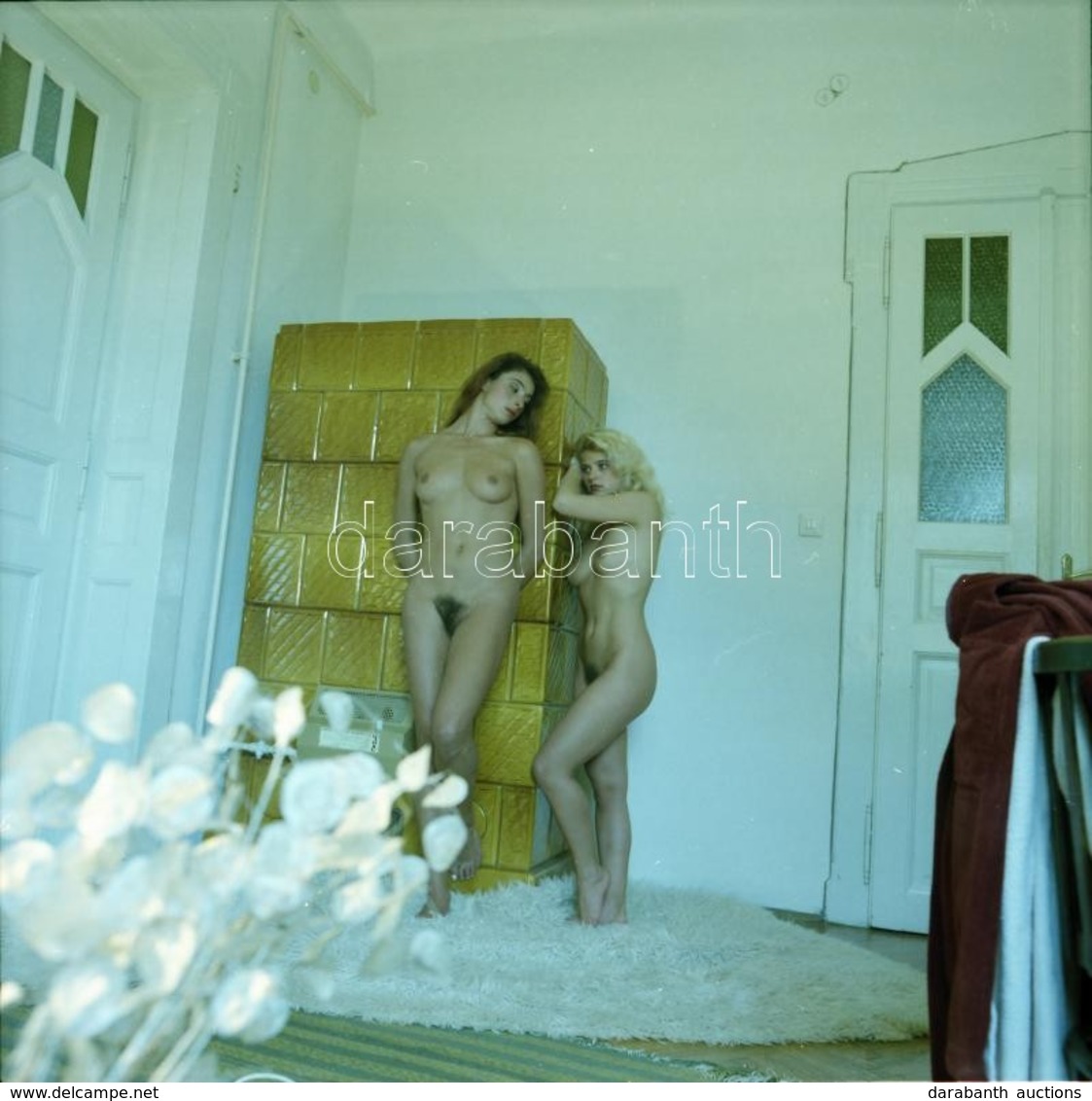 Cca 1977 Az Otthon Melegében, Szolidan Erotikus Felvételek, 6 Db Vintage Negatív + 9 Db Vintage Fotó és/vagy Mai Nagyítá - Other & Unclassified