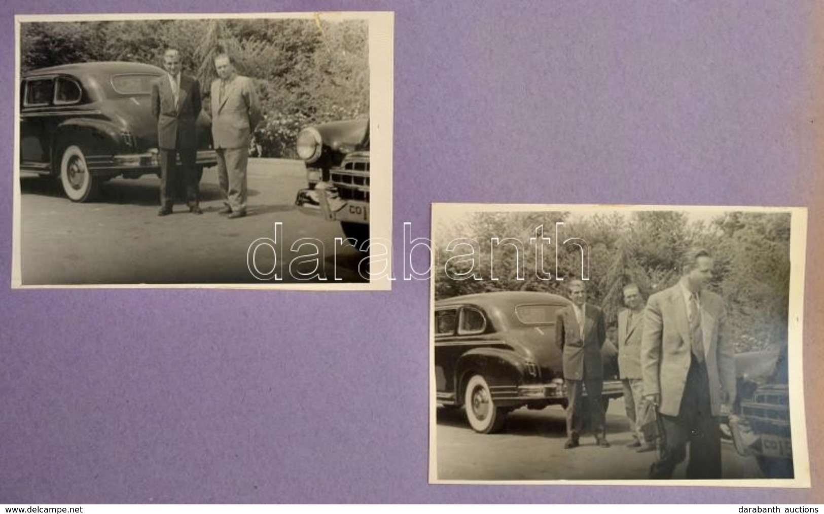 Cca 1950-1960 Szocsi, Egy üdülés Képei (arborétum, Kilátótorony, Stb.), Albumba Rendezve, összesen 31 Db, 8,5×11,5 Cm - Sonstige & Ohne Zuordnung