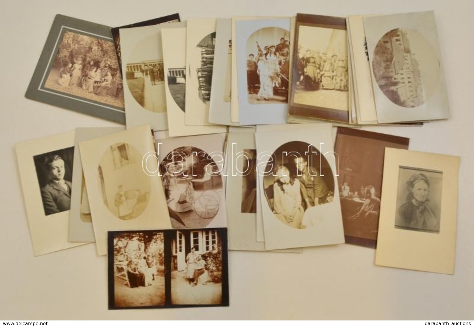 Cca 1921-1922 Egy Család Fotói: életképek, Portrék, Csoportképek, Stb., Közte Apponyi Albert Fotó Is, Különböző Méretben - Other & Unclassified