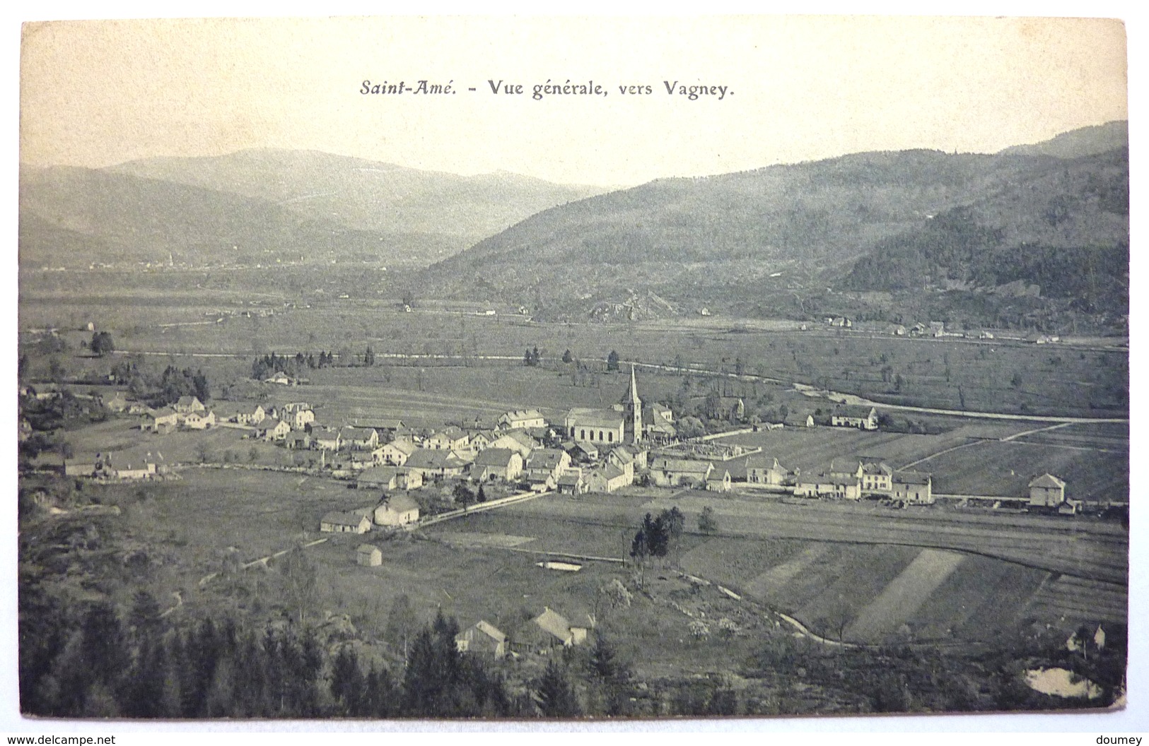 VUE GÉNÉRALE , VERS VAGNEY - SAINT AMÉ - Autres & Non Classés