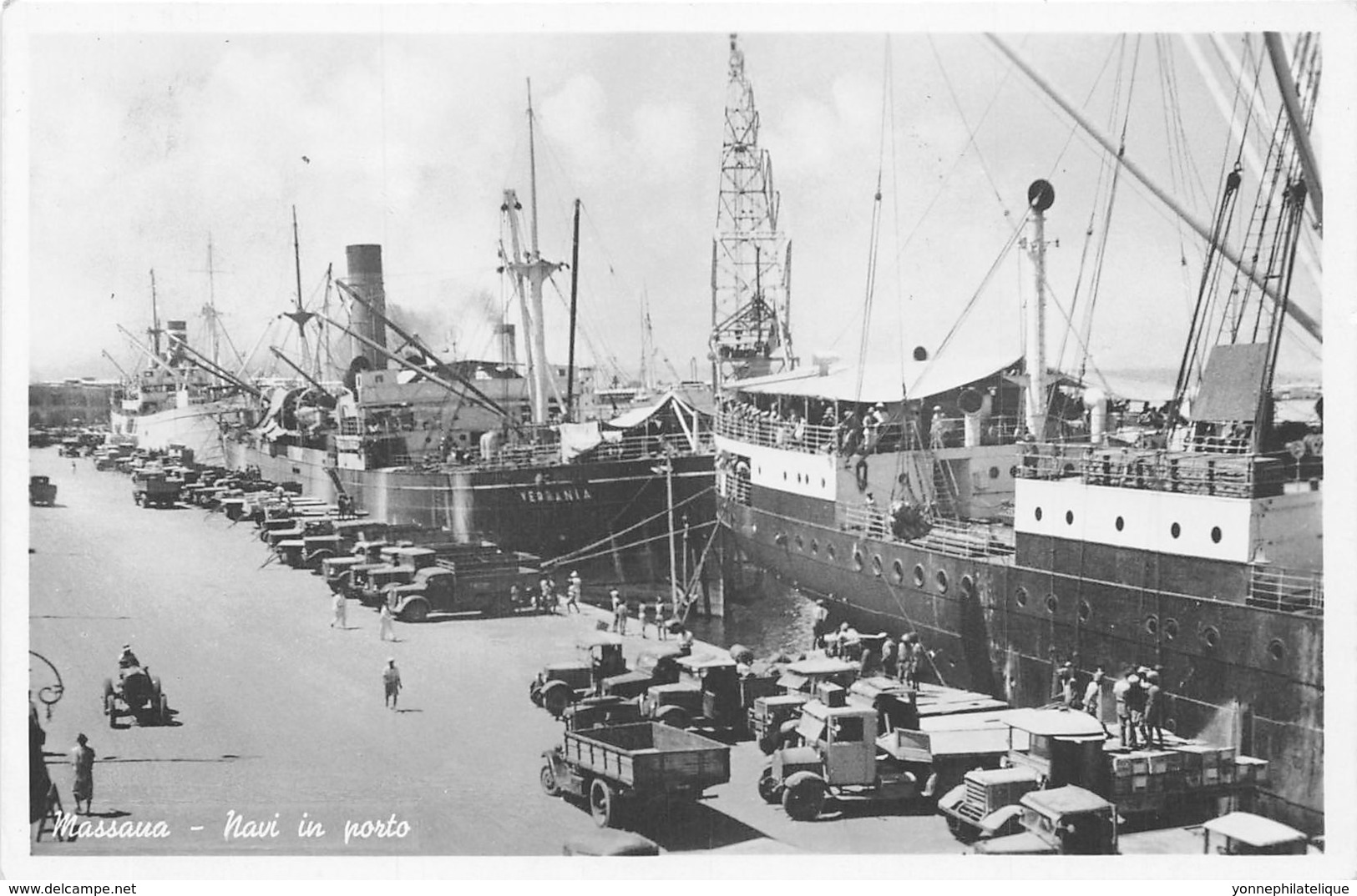 Erythrée / Topo - 45 - Massana - Navi In Porto - Belle Oblitération - Erythrée