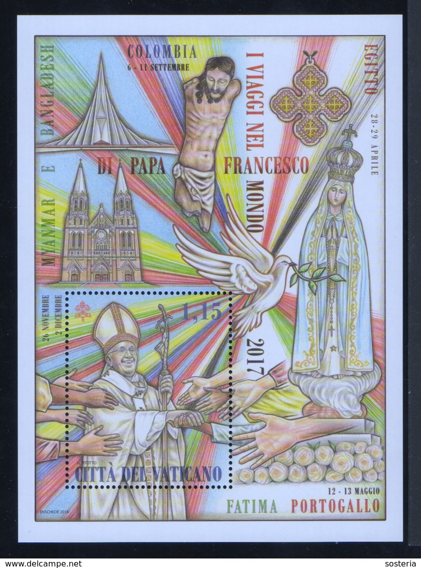 2018 - VATICANO - S43A - SET OF 16 STAMPS ** - Unused Stamps