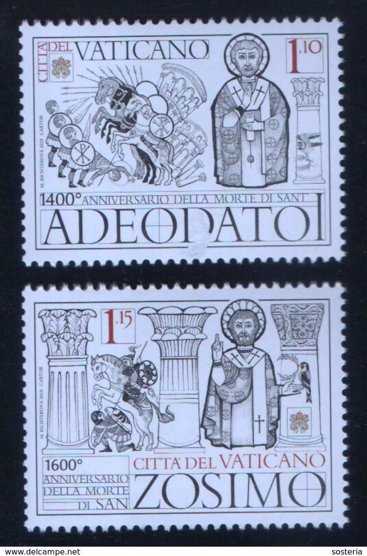 2018 - VATICANO - S43A - SET OF 16 STAMPS ** - Unused Stamps