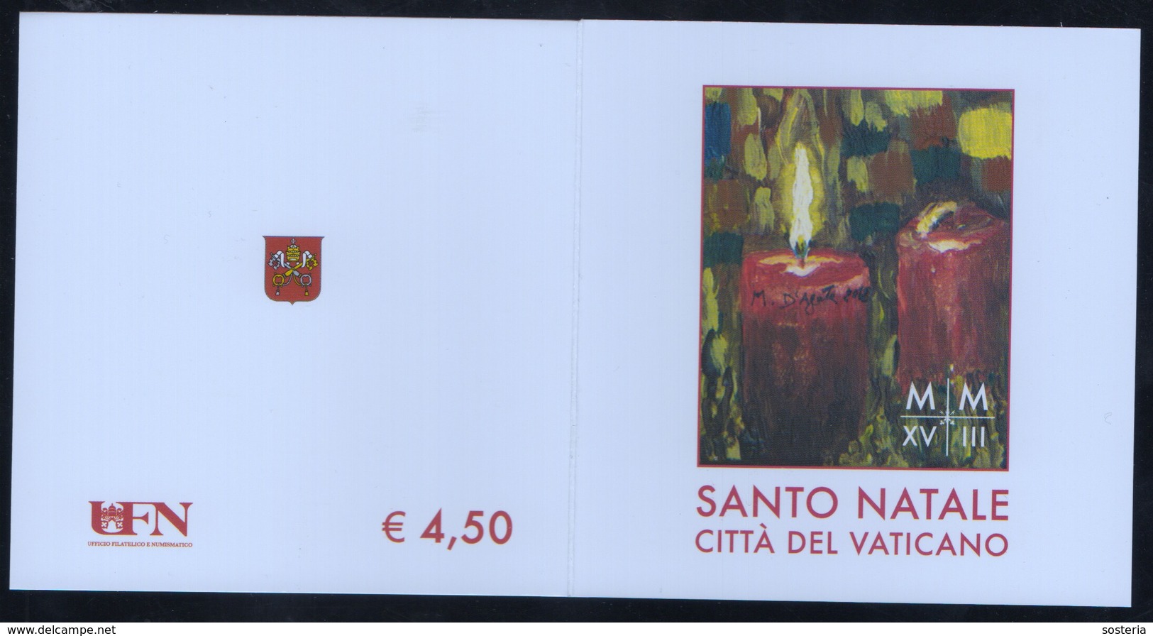 2018 - VATICANO - S43A - SET OF 16 STAMPS **