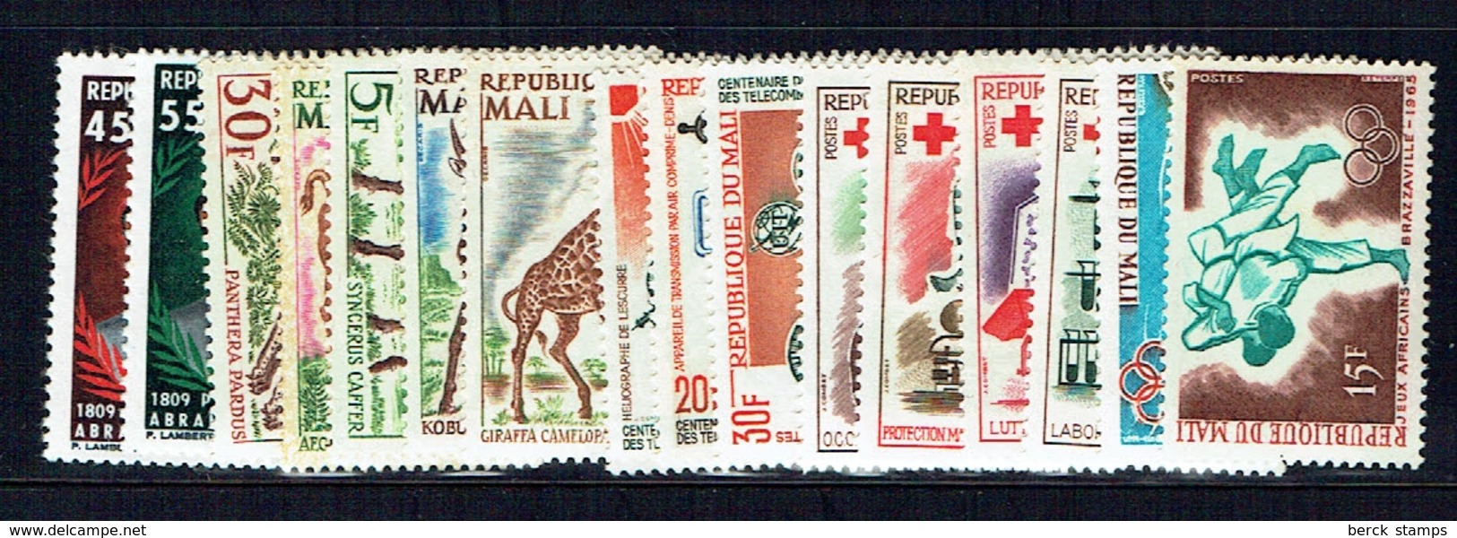 MALI - N°   69/84 - Année Complète 1965 - Mali (1959-...)