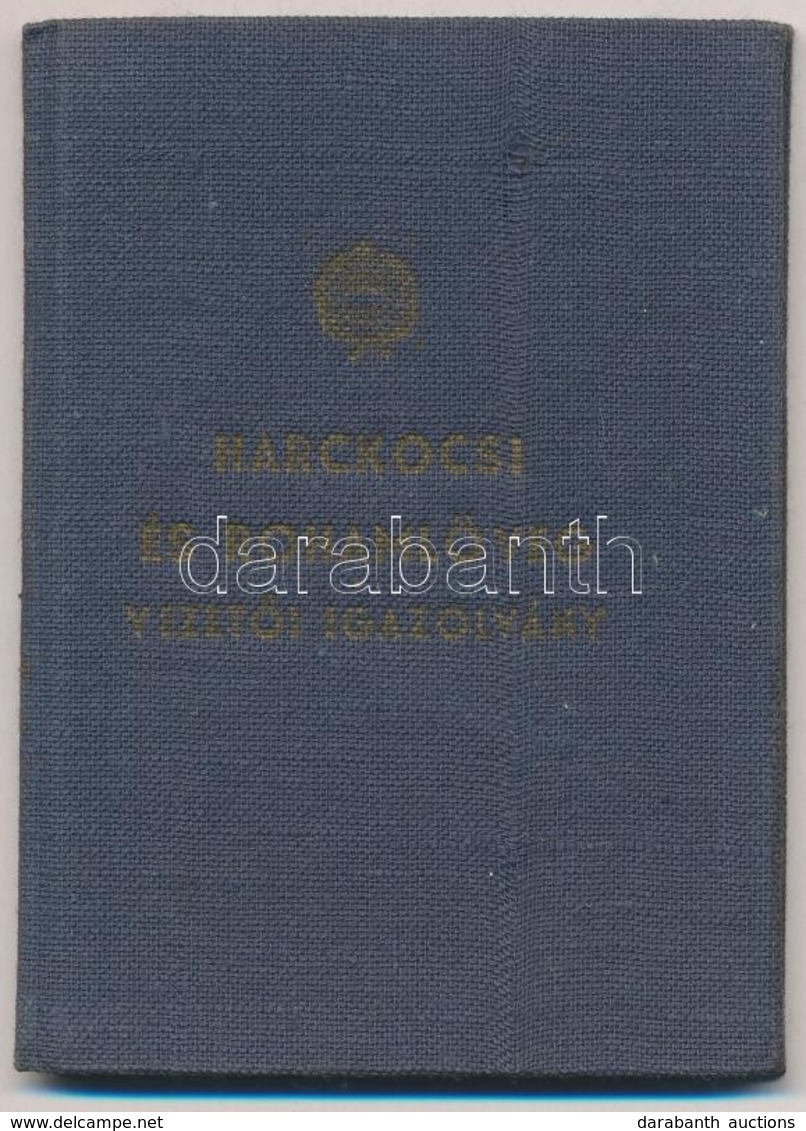 1987 Harckocsi és Rohamlöveg Vezetői Igazolvány - Sonstige & Ohne Zuordnung