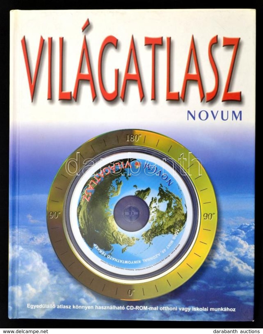 Világatlasz. 2004, Novum Kiadó. Kiadói Kartonált Kötés, CD-melléklettel, Jó állapotban. - Other & Unclassified