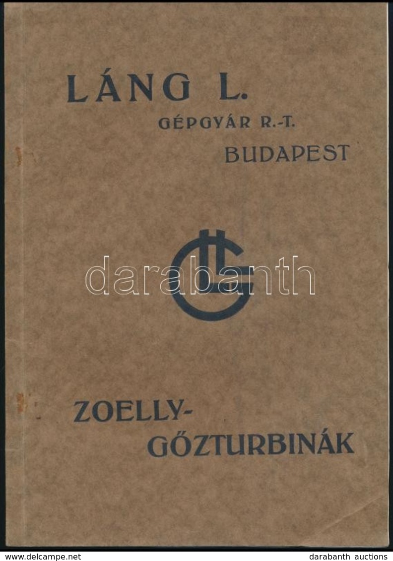 Cca 1930 Láng Gépgyár Képes Katalógus 26 P. - Ohne Zuordnung