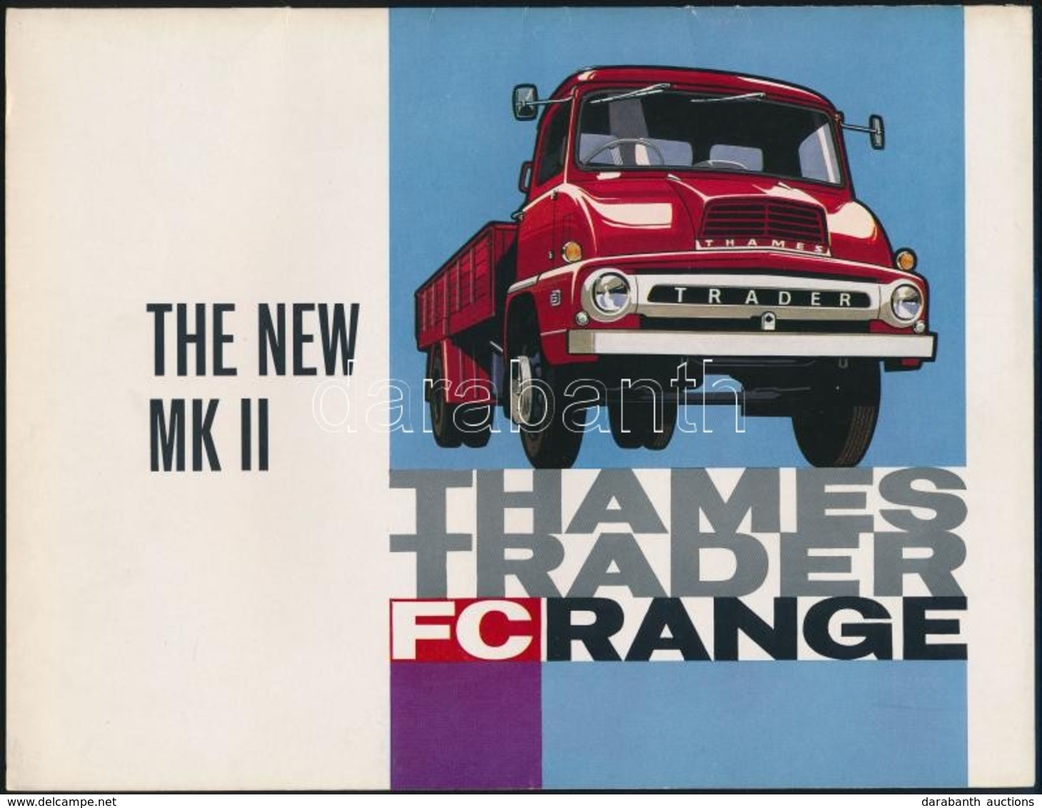 Cca 1962-1964 Thames Trader FC Range MK II. Autó Katalógus, Angolul, Képekkel Illusztrált, 20 P. - Unclassified