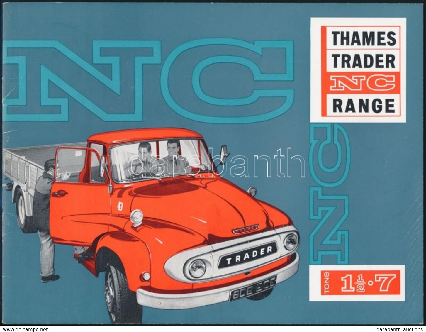 Cca 1962-1965 Thames Trader NC Range. Autó Katalógus, Angolul, Képekkel Illusztrált, 16 P. - Ohne Zuordnung