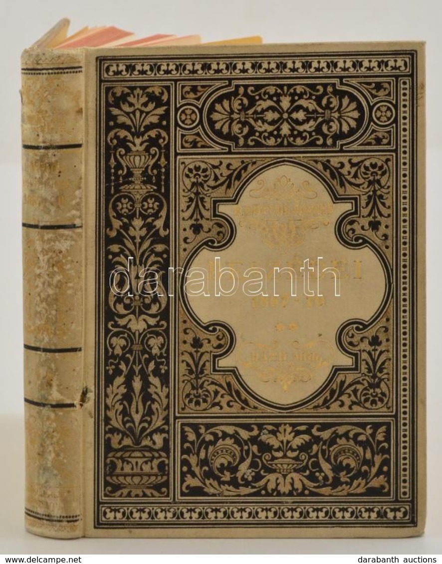 B. Eötvös József Beszédei I. 1867. április - 1870. Május. Bp., 1886, Ráth Mór. Kiadói Festett Egészvászon Kötés, Gerincn - Ohne Zuordnung