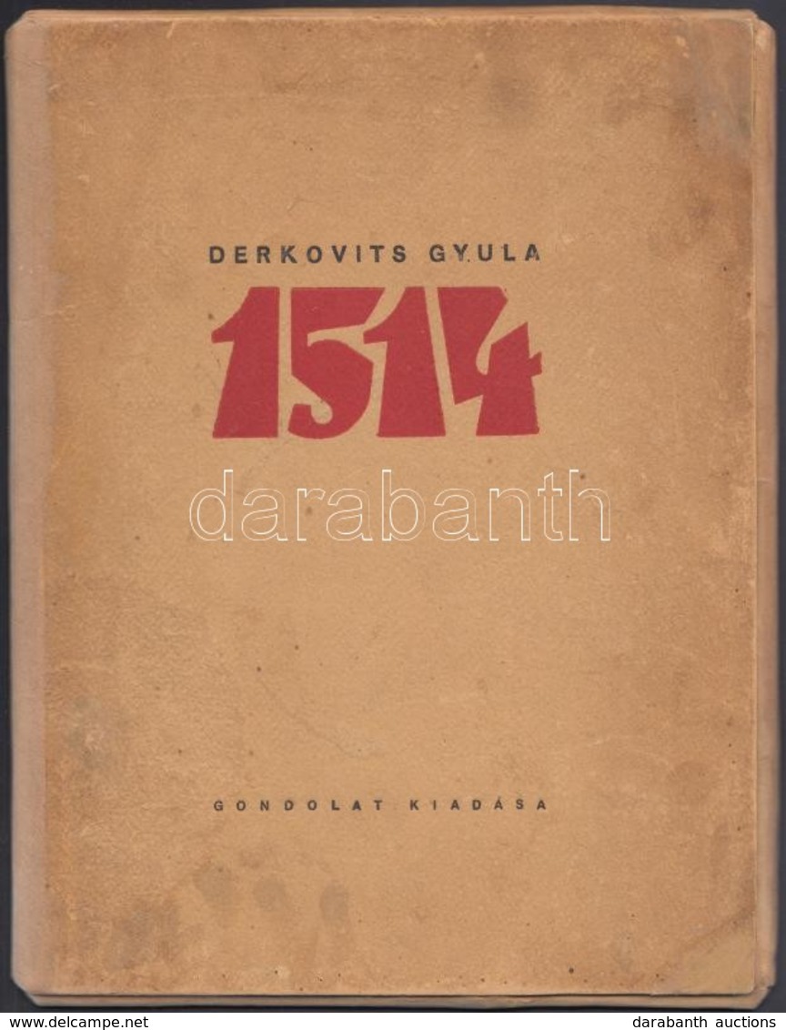 Derkovits Gyula: 1514. 11 Fametszet. Bp., 1936, Gondolat. Kissé Foltos Papír Mappában, Teljes! - Unclassified