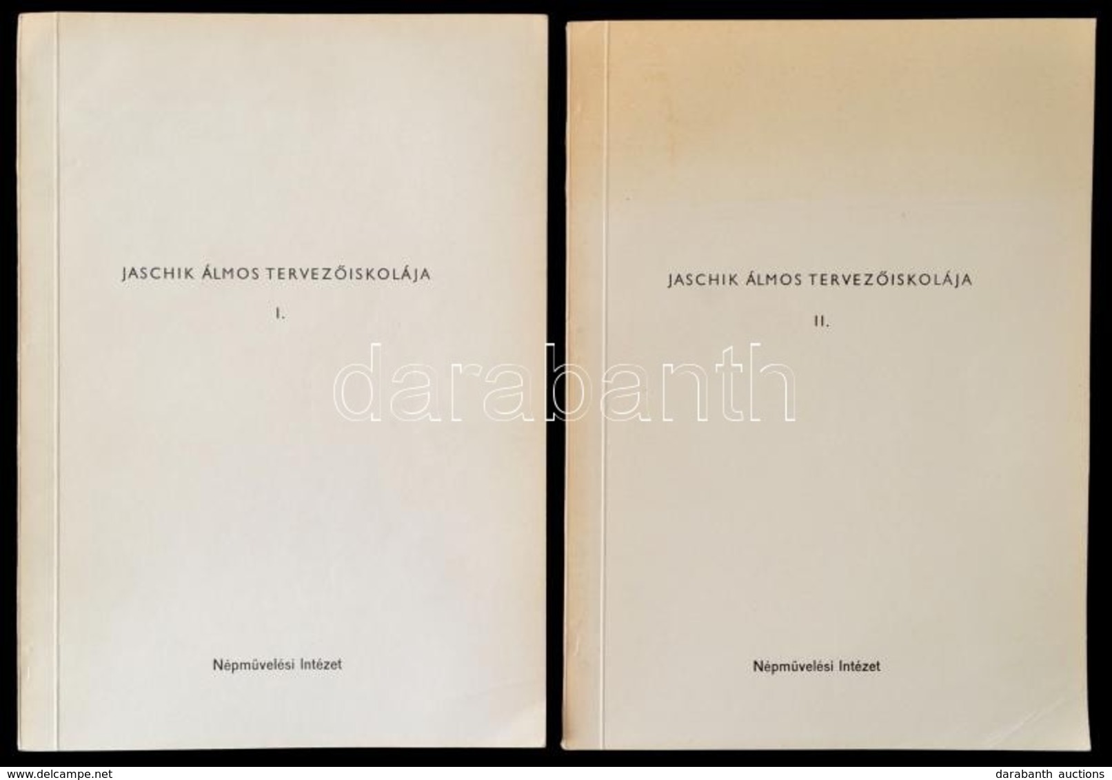 Jaschik Álmos Tervezőiskolája I-II. Kötet. Válogatta, Szerkesztette, A Bevezető Tanulmányt és A Beszélgetéseket Felvetet - Ohne Zuordnung