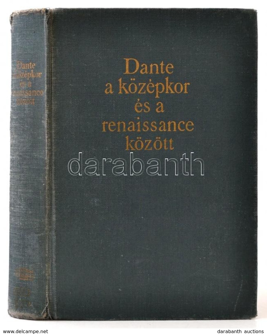 Dante A Középkor és A Renaisance Között. Bp., 1966. Akadémiai. Egészvászon Kötésben, Volt Könyvtári Példány. - Unclassified