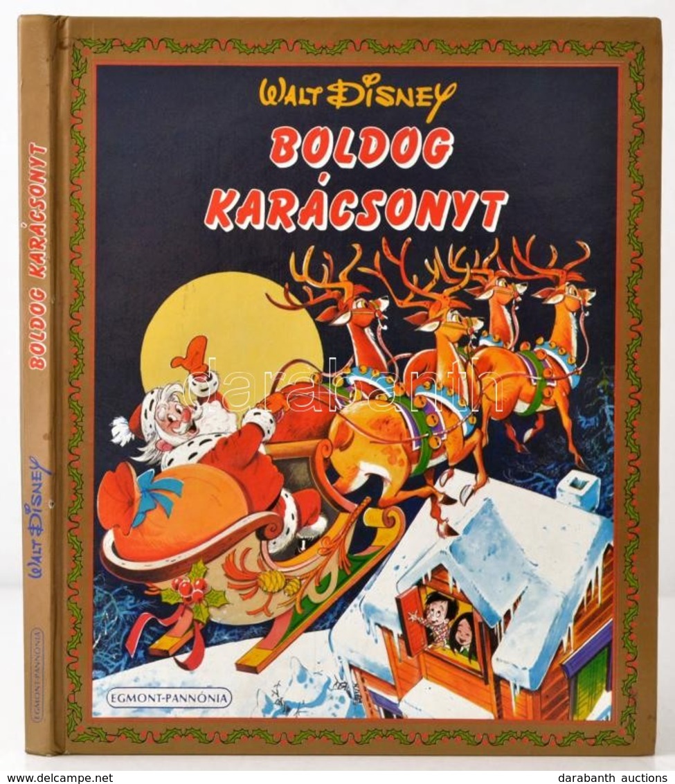 Walt Disney Boldog Karácsonyt. Fordította: Gergely Erzsébet. Bp.,1990, Egmont-Pannónia. Kiadói Kartonált Papírkötés. - Unclassified