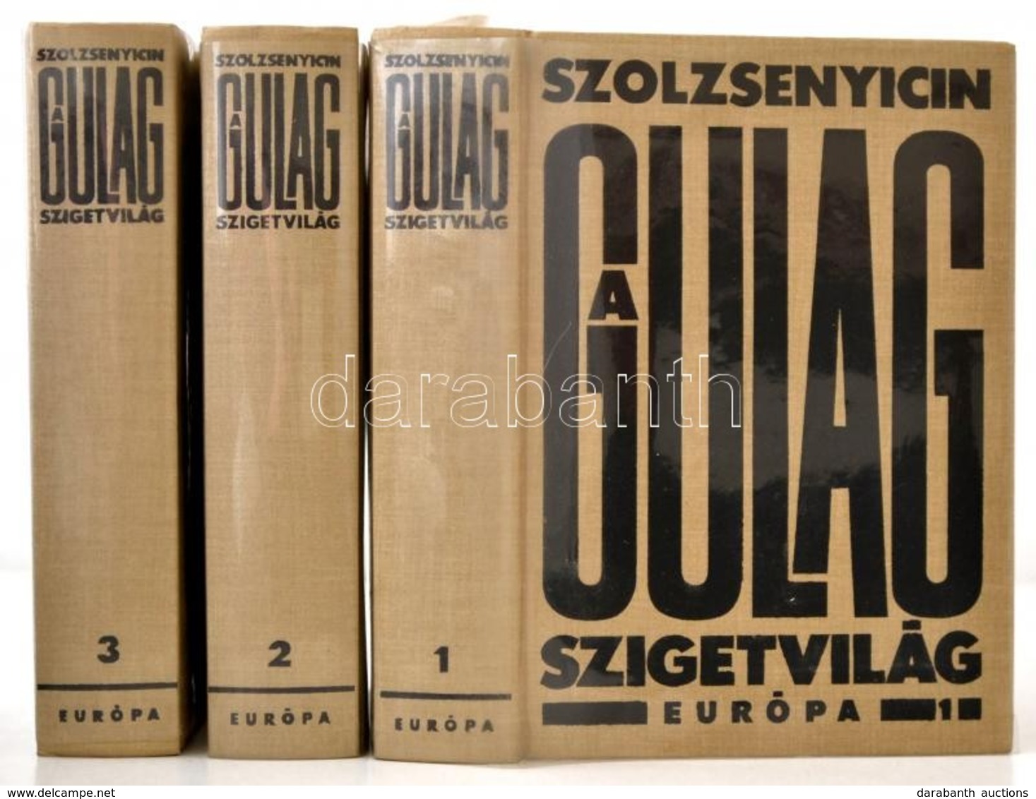 Szolzsenyicin, Alekszandr: A Gulag Szigetvilág. Szépirodalmi Tanulmánykísérlet. 1-3. Köt. Bp., 1993, Európa. Kiadói Egás - Ohne Zuordnung