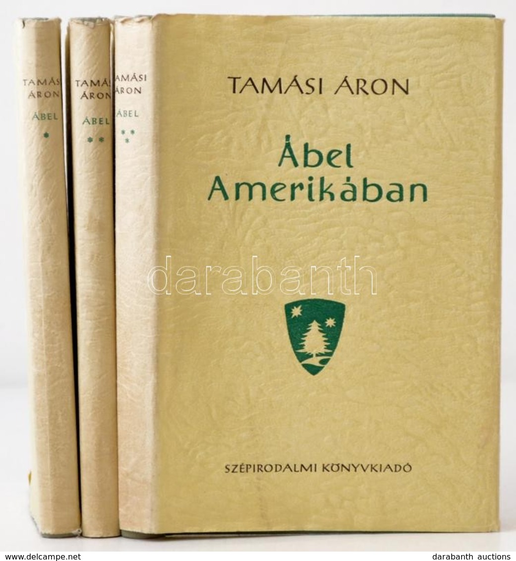 Tamási Áron: Ábel A Rengetegben. I-III. Bp.,1960, Szépirodalmi Könyvkiadó. Kiadói Egészvászon-kötés, Kiadói Papír Védőbo - Ohne Zuordnung