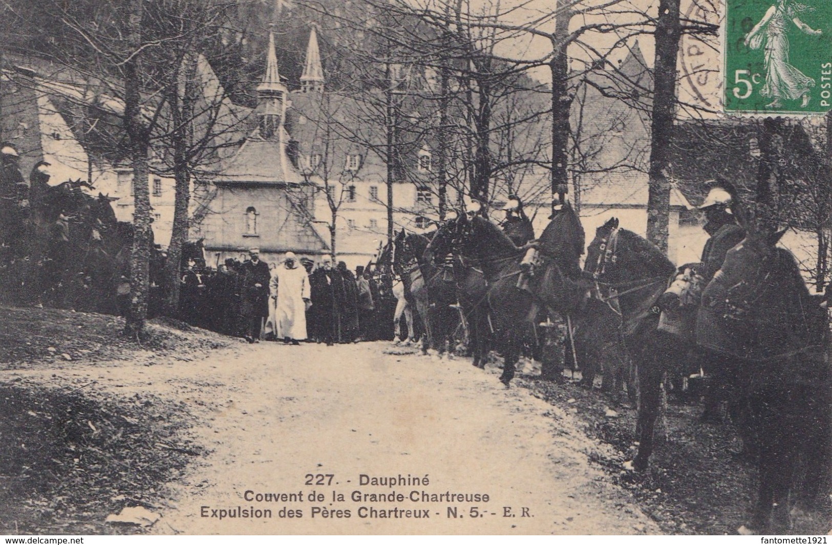 COUVENT DE LA GRANDE CHARTREUSE EXPULSION DES PERES CHARTREUX (dILl408) - Autres & Non Classés