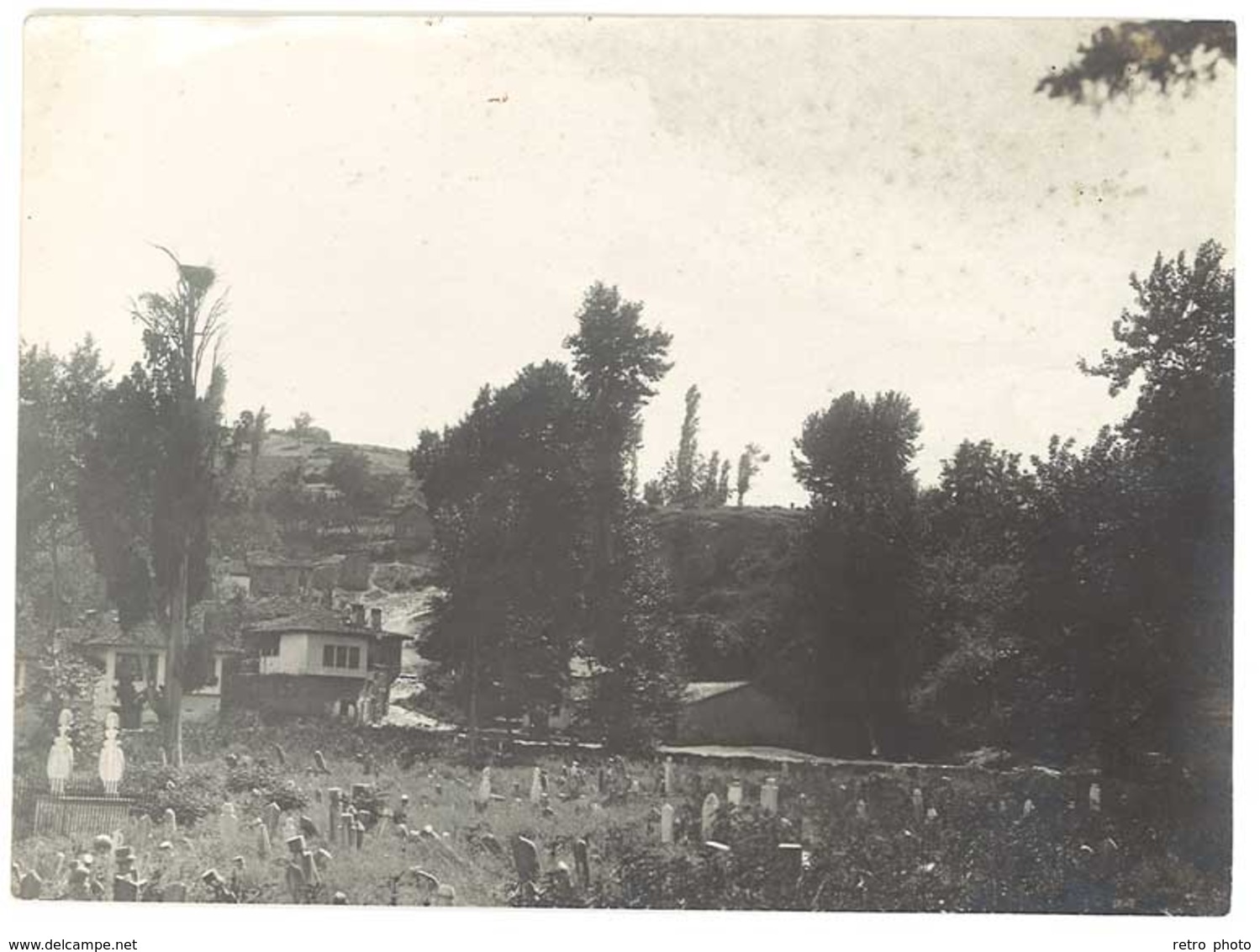 Photo Militaire, Cimetière Turc ? - Guerre, Militaire