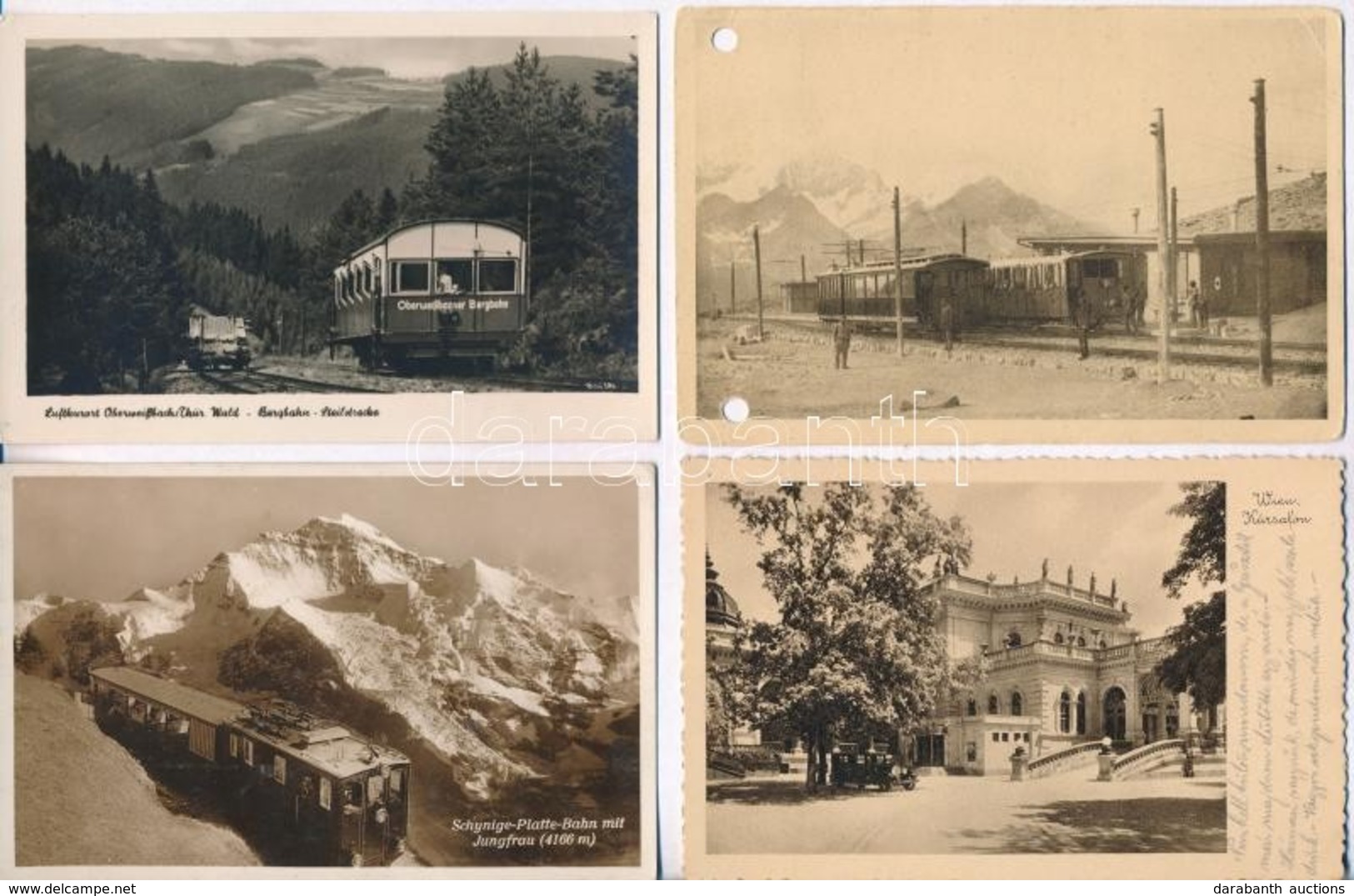 ** * 108 Db Főleg RÉGI Külföldi Városképes Lap: Osztrák, Svájci, Német / 108 Mostly Pre-1945 European Town-view Postcard - Unclassified