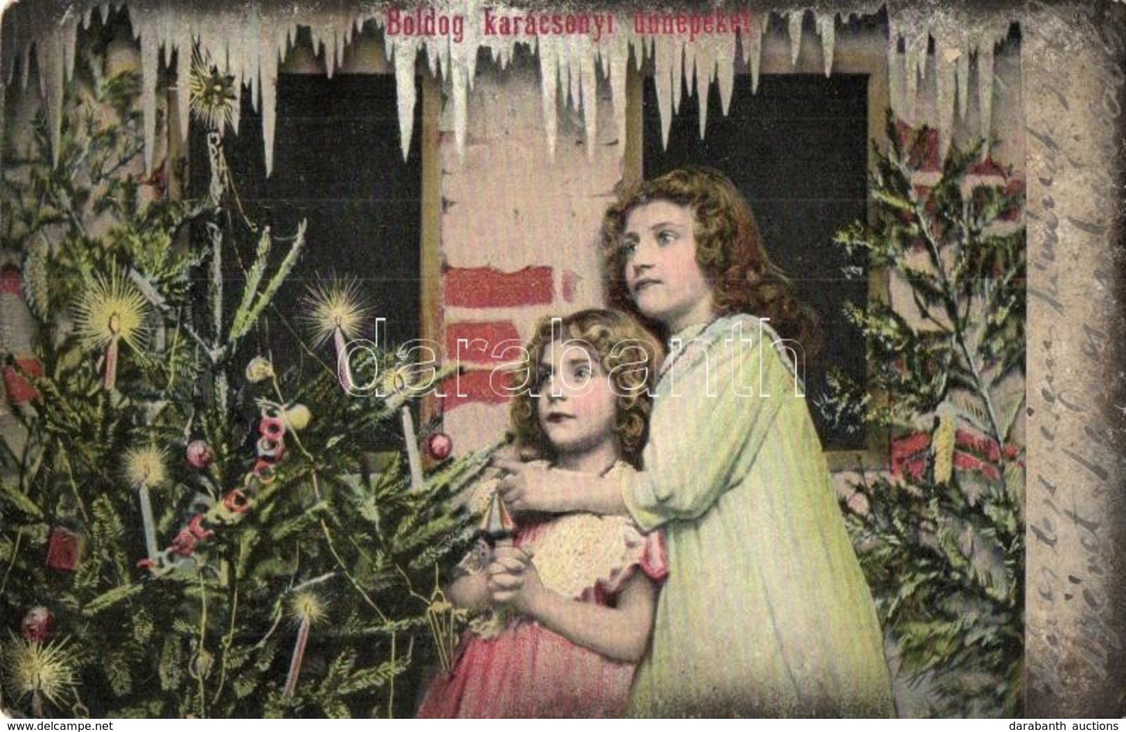 ** * 51 Db RÉGI üdvözlő Képeslap, Sok Karácsonyi, Dombornyomott és Litho / 51 Pre-1945 Greeting Art Postcards With Many  - Unclassified