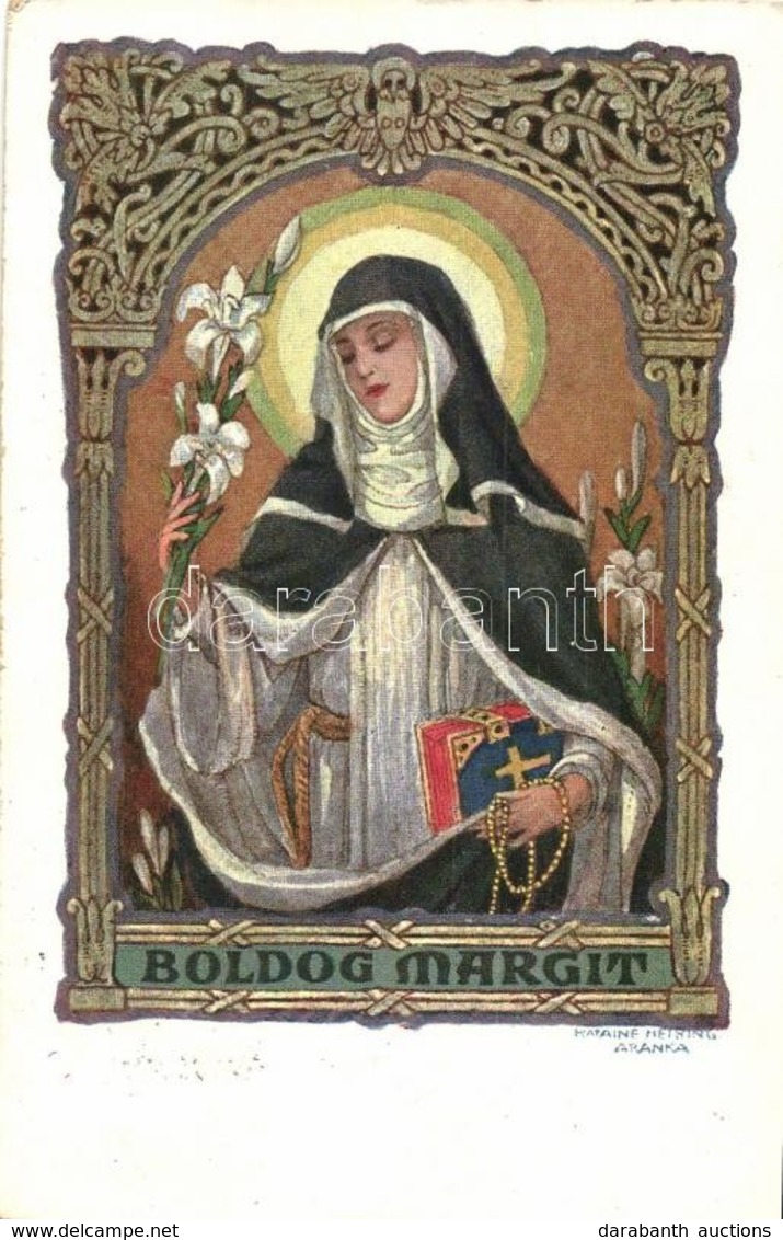 3 Db RÉGI Képeslap: Boldog Margit, Abbazia, Nagyvárad / 3 Pre-1945 Postcards: Opatija, Oradea, Margaret Of Hungary - Unclassified
