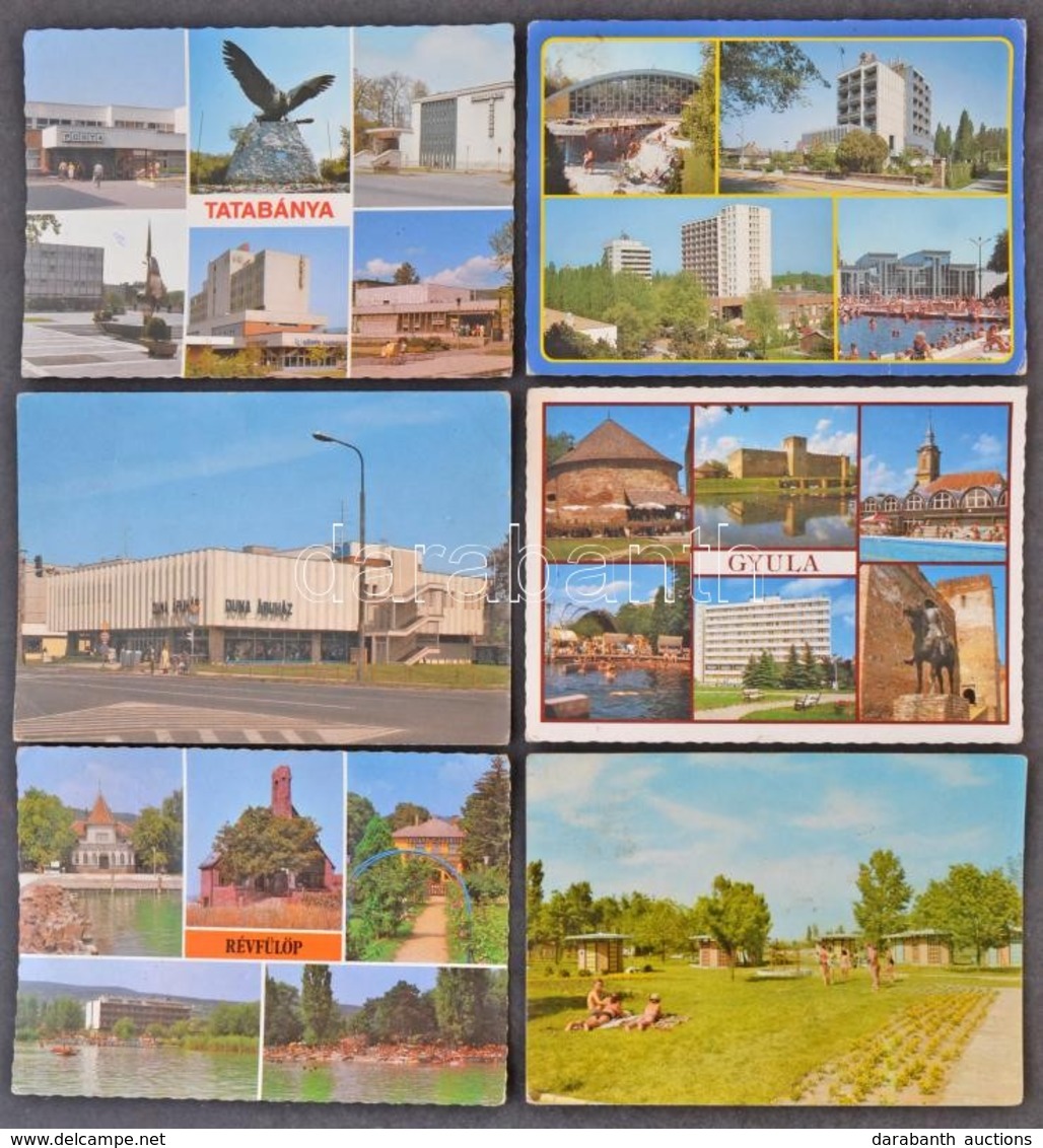 ** * Kb. 246 Db MODERN Magyar Városképes Lap / Cca. 246 Modern Hungarian Town-view Postcards - Unclassified