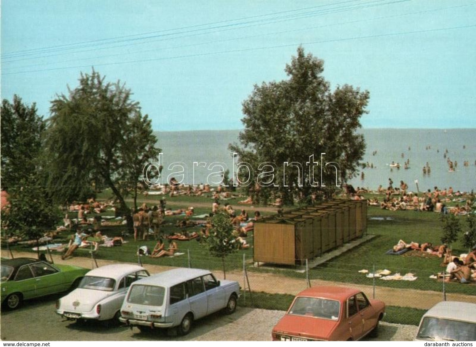 ** * 15 Db MODERN Balatoni Városképes Lap / 15 Modern Hungarian Town-view Postcards From Lake Balaton - Unclassified