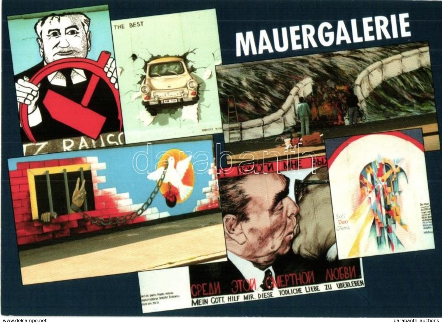 ** 9 Db MODERN Német Használatlan Képeslap, érdekes Lapokkal / 9 Modern German Unused Postcards, Interesting Cards - Ohne Zuordnung