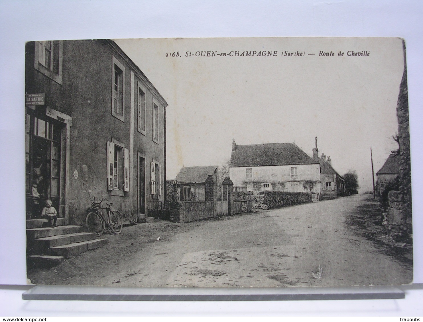 72 - SAINT OUEN EN CHAMPAGNE - ROUTE DE CHEVILLE - ANIMEE - Autres & Non Classés