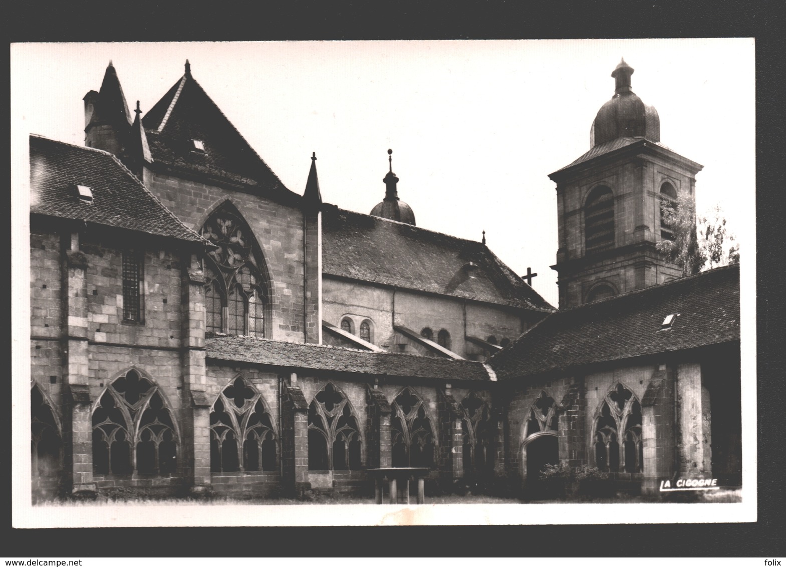 Saint Die / Saint-Dié (avant Sa Destruction) - Le Cloître Et La Cathédrale - Carte Photo - 1959 - Saint Die