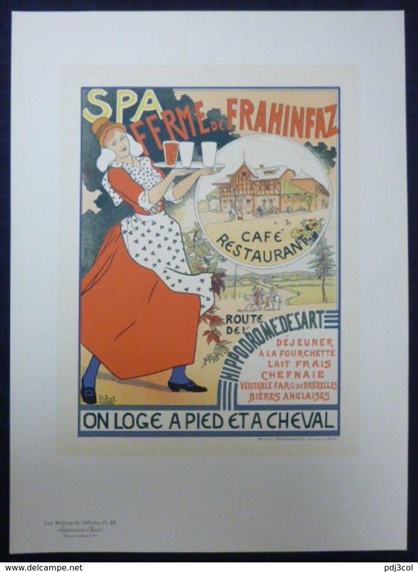 Les Maitres De L'affiche - N°28 - Très Belle Planche De Ed. Duyck & A. Crespin-Affiche Belge Pour La "Ferme De Frahinfaz - Posters