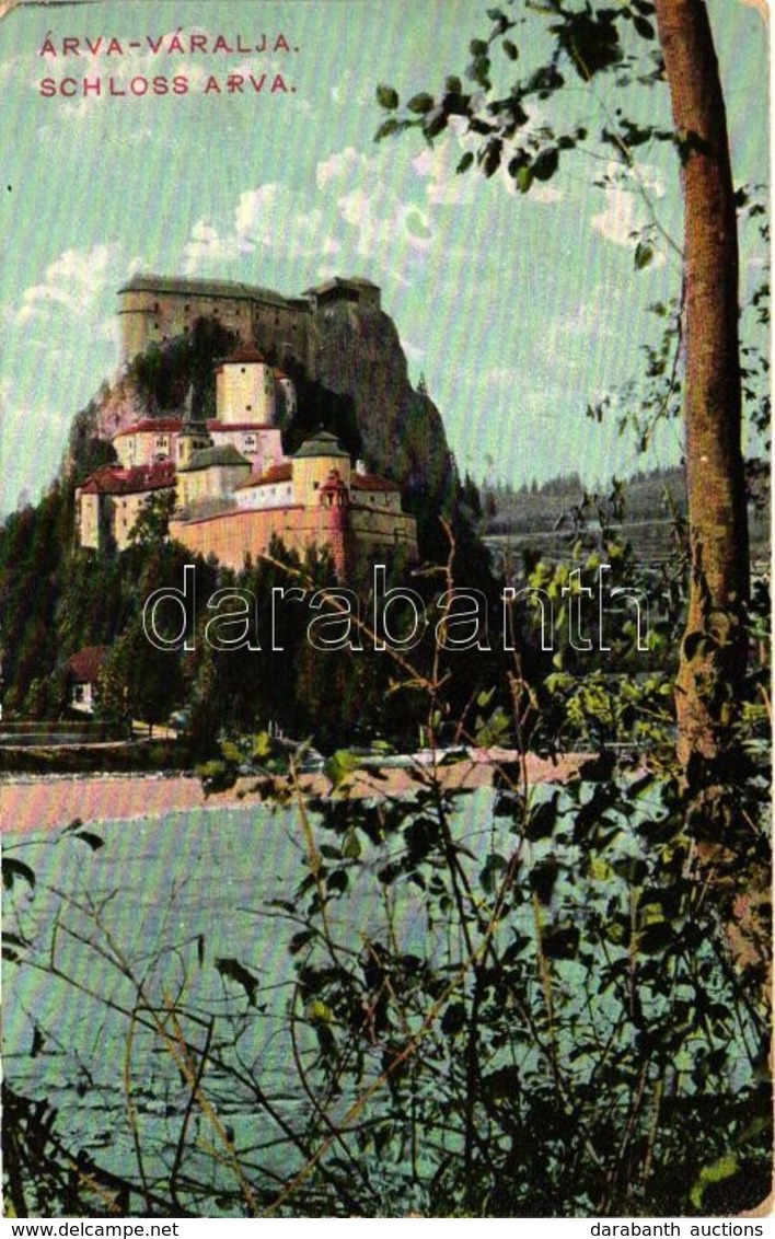 * T4 Árvaváralja, Árva Vára; Feitzinger Ede No. 646. / Castle (ázott / Wet Damage) - Ohne Zuordnung