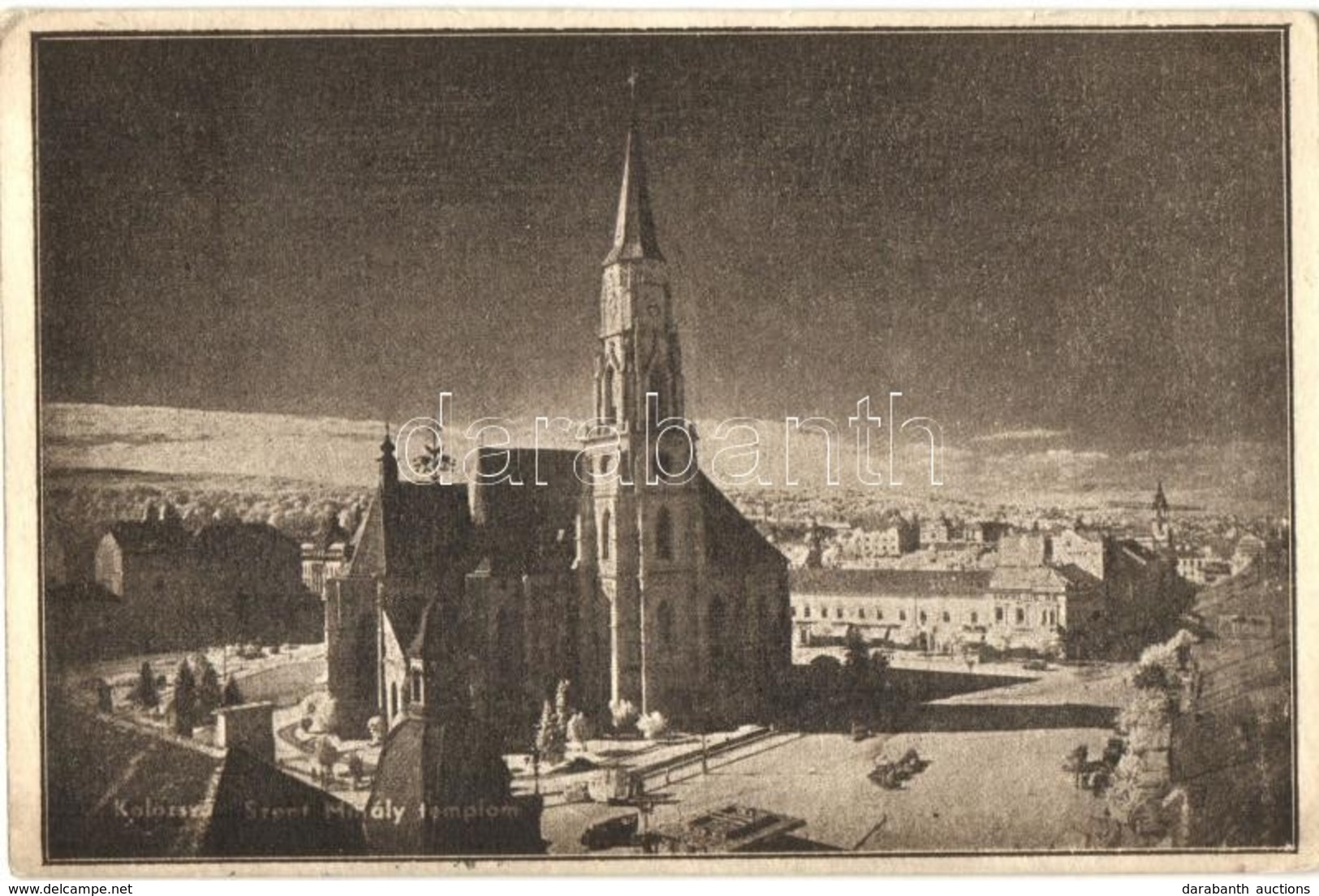 T4 1940 Kolozsvár Hazatért, Cluj; Szent Mihály Templom / Church (fa) - Unclassified