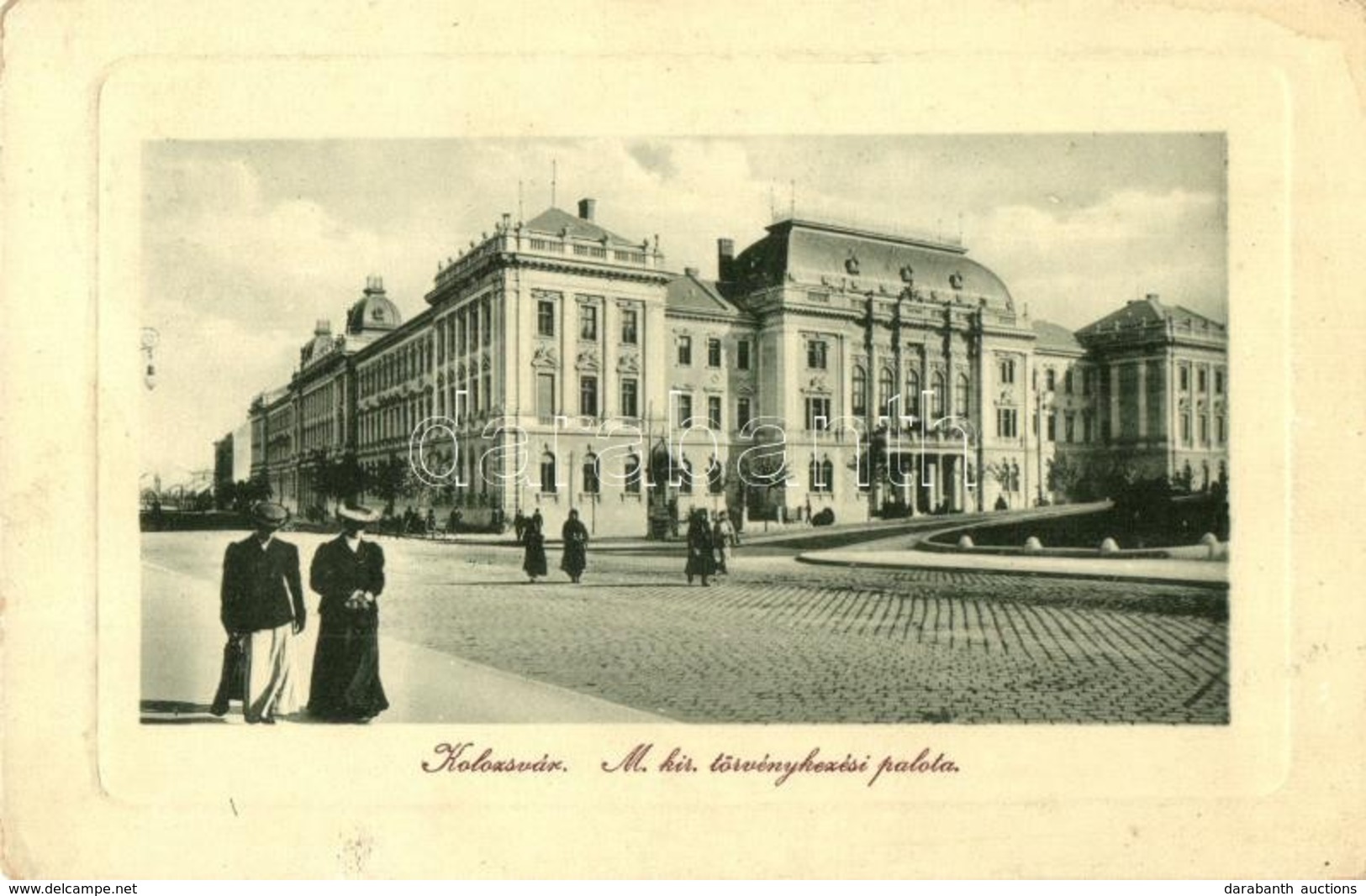 T2/T3 1910 Kolozsvár, Cluj; M. Kir. Törvénykezési Palota. W. L. Bp. 6399. / Court Palace (EK) - Unclassified