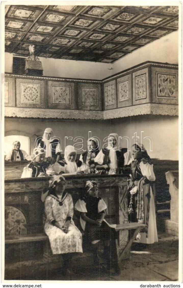 T2 Körösfő, Izvoru Crisului (Kalotaszeg); Istentisztelet / Gottesdienst / Church Service, Transylvanian Folklore. Foto O - Unclassified