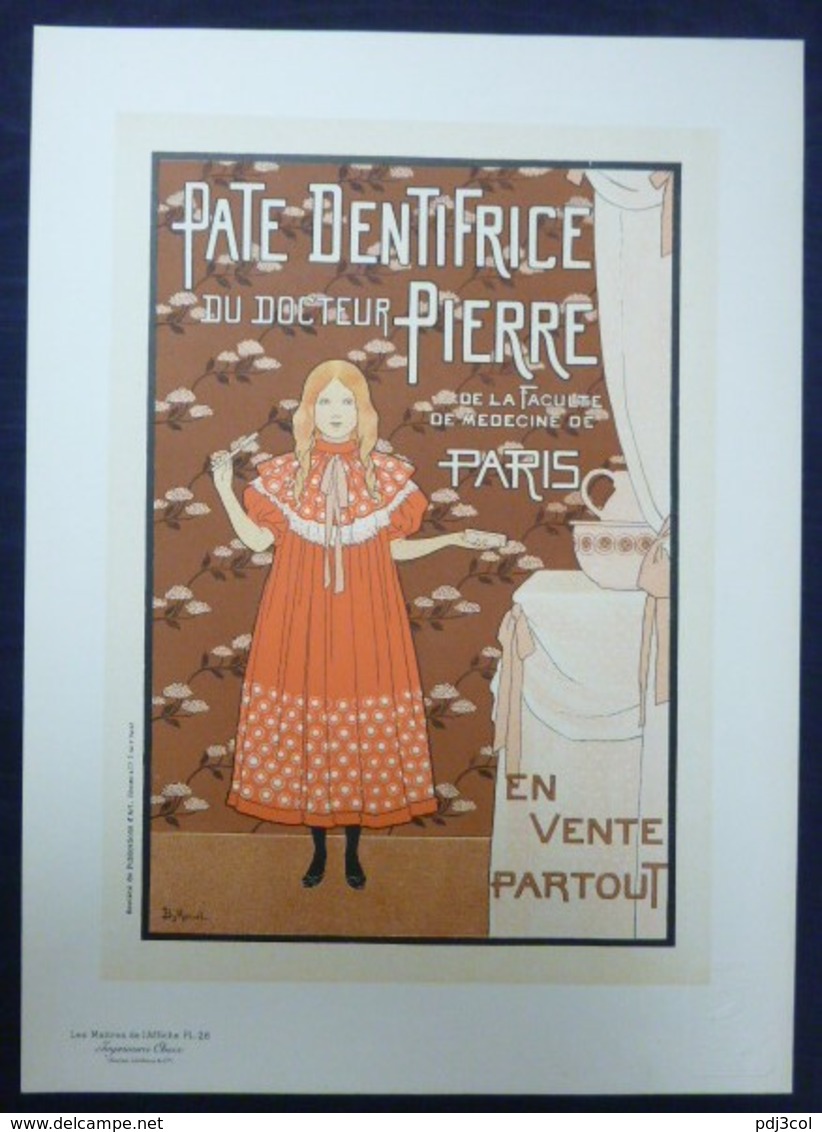 Les Maitres De L'affiche - N°26 - Très Belle Planche De Boutet De Montvel - Pâte Dentifrice Du Docteur Pierre - Affiches