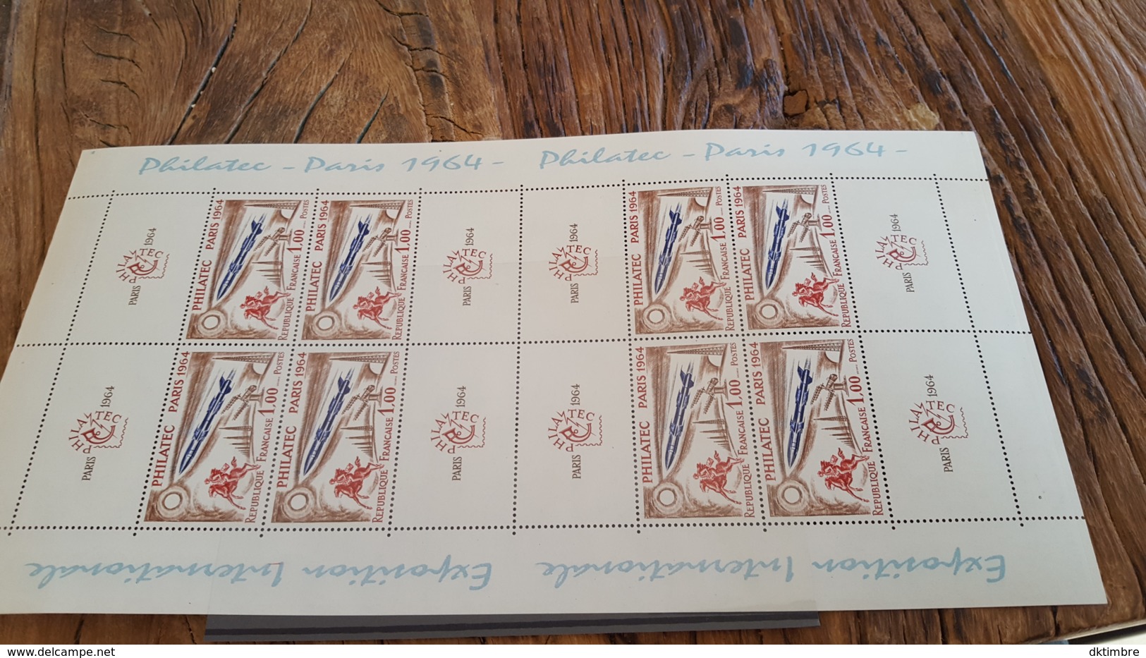 LOT 430154 TIMBRE DE FRANCE NEUF** LUXE N°1424 FEUILLE - Feuilles Complètes